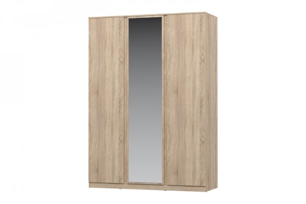 Трехдверный шкаф с зеркалом Stern (НК-Мебель)